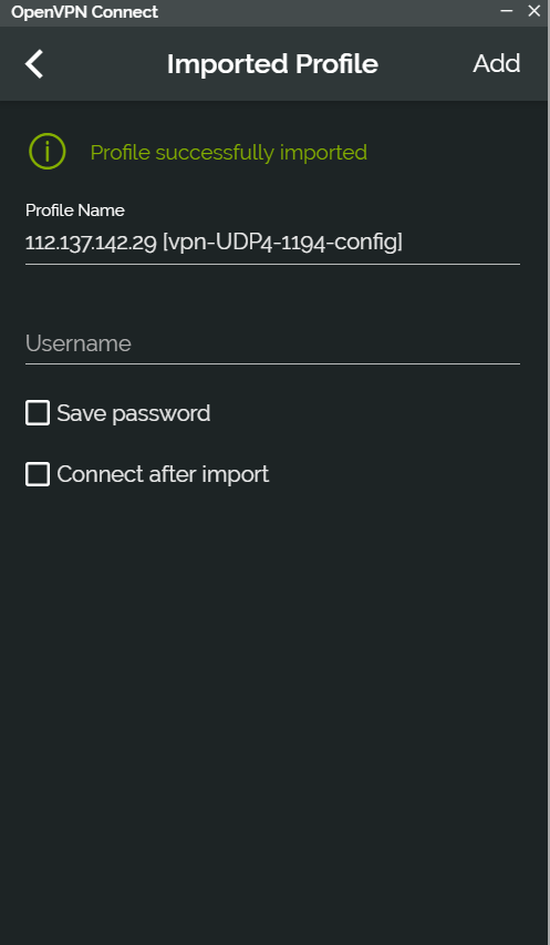 Browse tìm file config