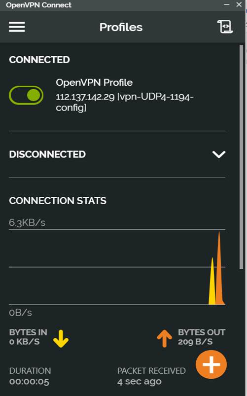 Kết nối thành công